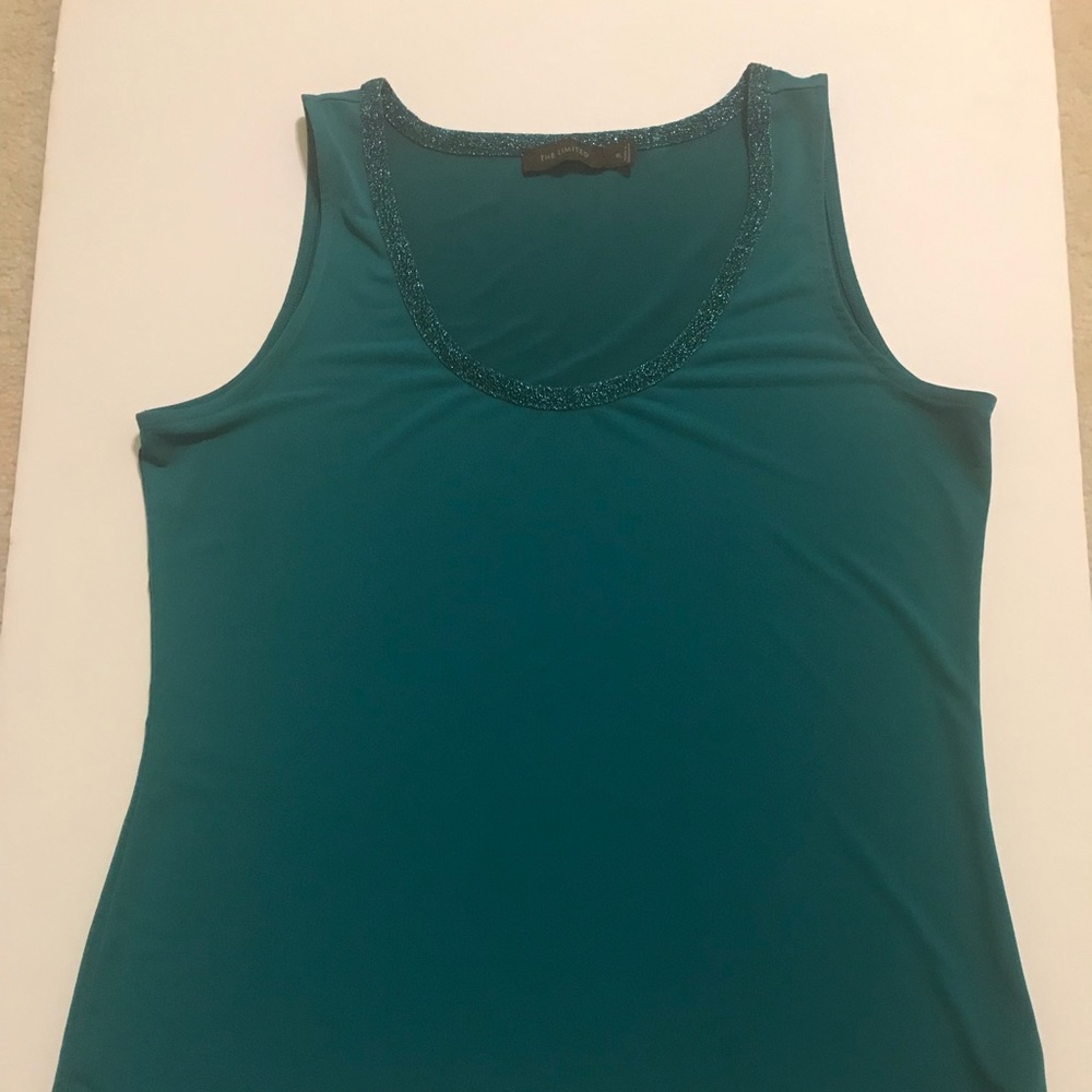 Peacock Green Sleeveless Top
